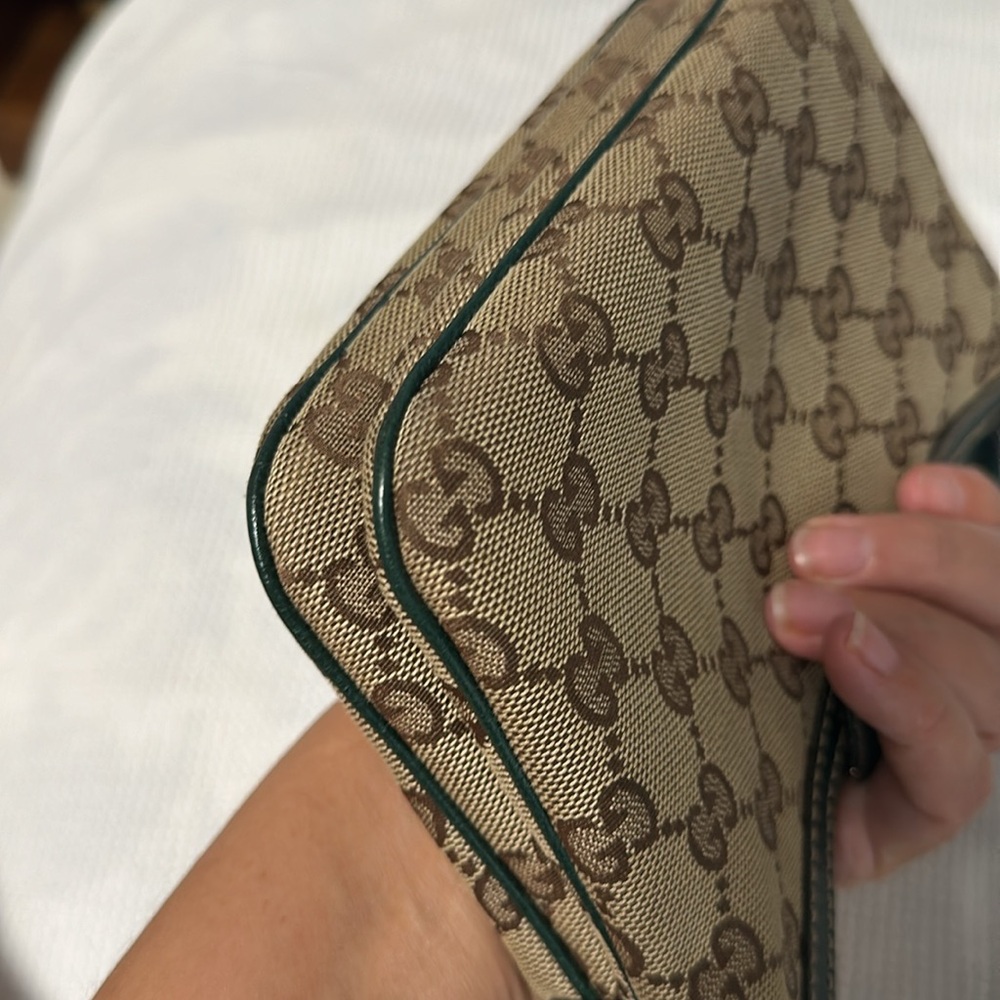 GUCCI Vintage GG Canvas Mini Bag Handbag Purse 100% Authentic - Picture 13 of 14